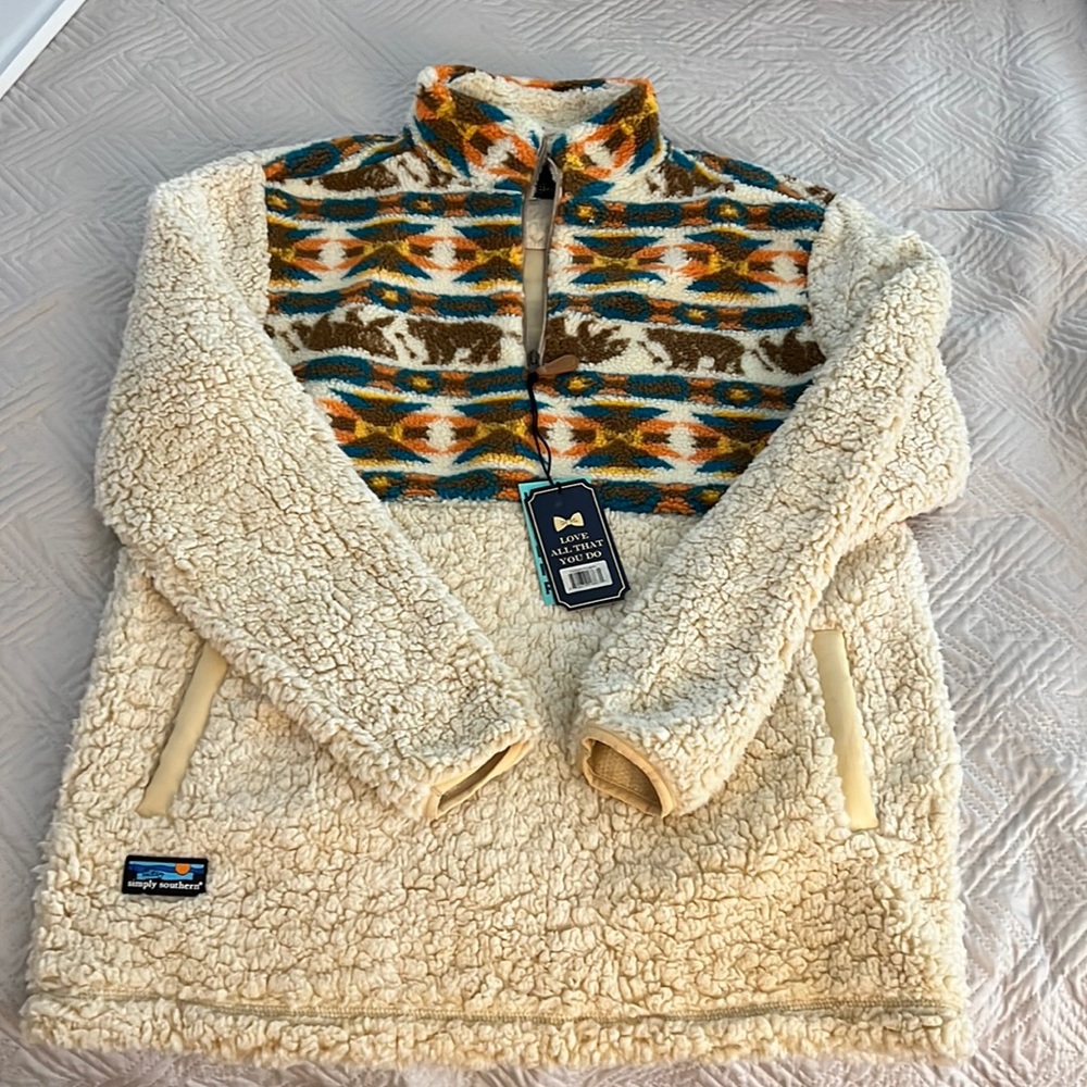 Simply Southern Sherpa sweater